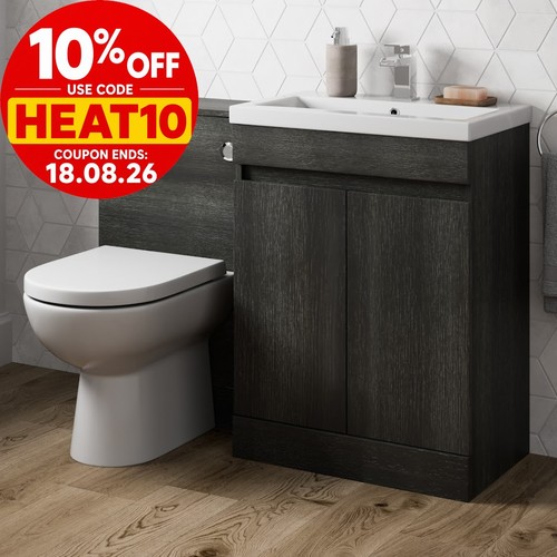 600mm charcoal grey bathroom - 600mm,