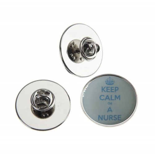 Keep calm nurse metal - keep, pin