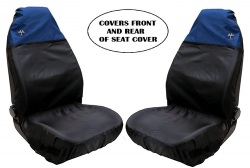 Blue black waterproof front - blue,