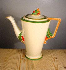 Art Deco Burleigh Ware Zenith Lawleys Coffee Pot