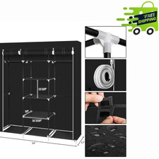 69" Portable Clothes Closet