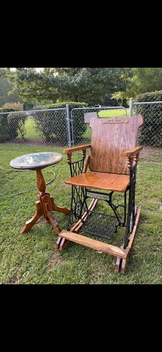 Singer antique treadle base - antique,