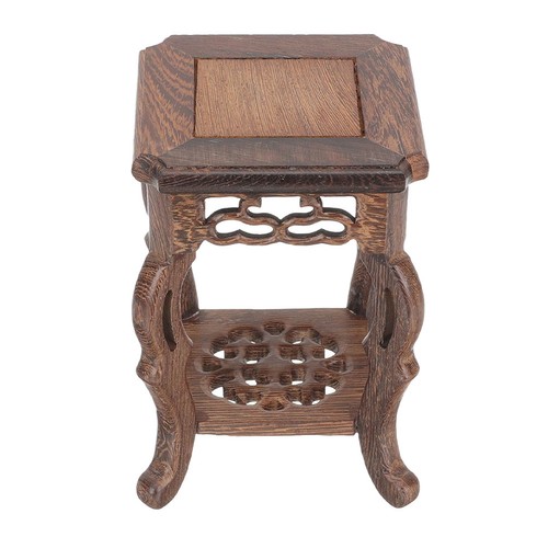Wooden stool plant stand - stool,