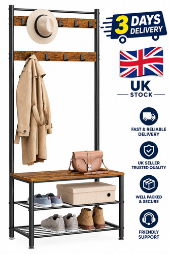 Coat rack stand with shoe - stand,