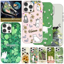 Lovely Cat Custom Phone Case Cover Shockproof For iPhone 16e 15 Pro Max 14 13 17