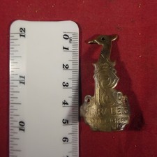 VINTAGE BRASS RALEIGH BICYCLE HEAD TUBE BADGE