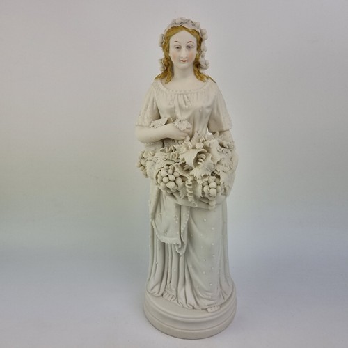 Antique parian ware - antique, figure