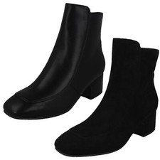 Spot On Ladies Block Heel
