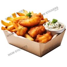 Cod Bites & Chips A sticker