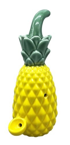 Ceramic pineapple pipe - ceramic,