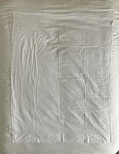 White Flat Sheet for Cot Bed