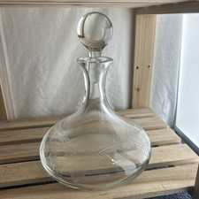 Vintage elegant ships decanter - vintage,