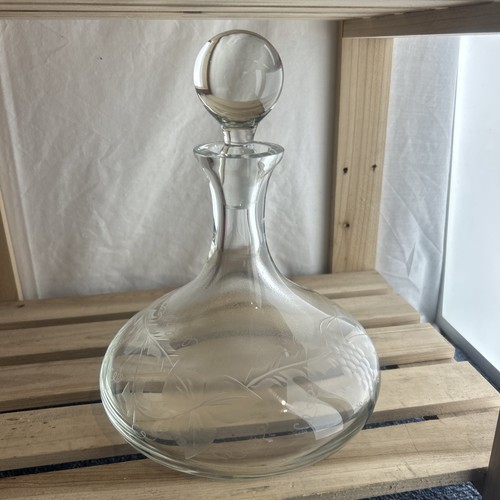 Vintage elegant ships decanter - vintage,