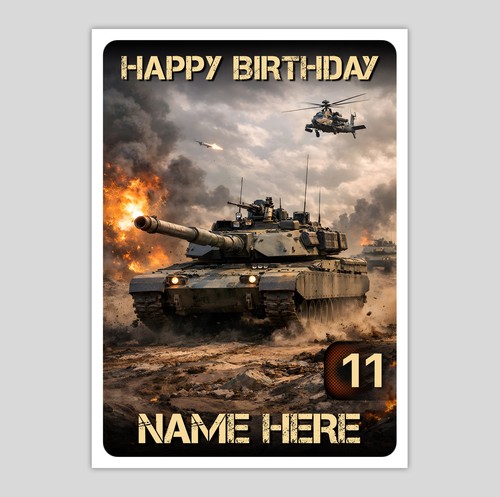 Personalised military tank - a5,
