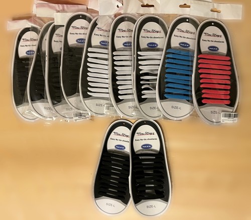 Easy tie elastic shoe laces - no-tie,
