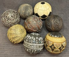 8 Decorative Balls Spheres for