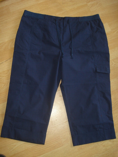 Damart navy cotton button - cotton, zip