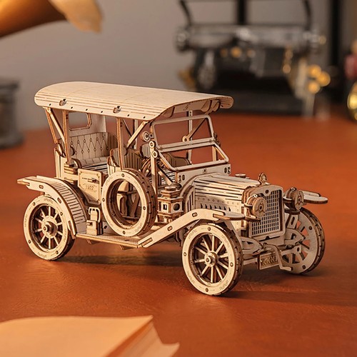 Puzzle wooden model kit to - kit,