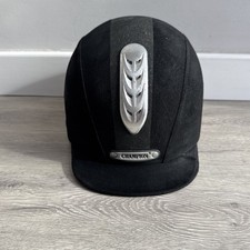 Champion Horse Riding Helmet Black 59cm Junior X Air Plus  