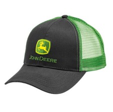 John Deere Black/Green mesh