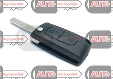OEM 2 Button Remote Flip Key For Peugeot 307 from 2005 - 2008 (P/N 663369) 