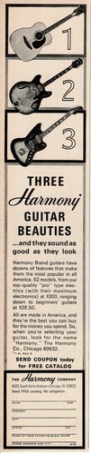 1967 harmony electric acoustic - 1967,