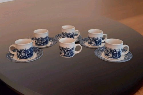 Vintage churchill blue willow - vintage,