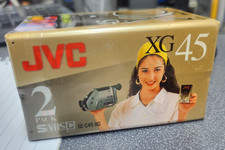 JVC SE-C45 XG Dual Pack SVHSC 45min Hi-Fi Cassette Tapes for Camcorders - NEW!