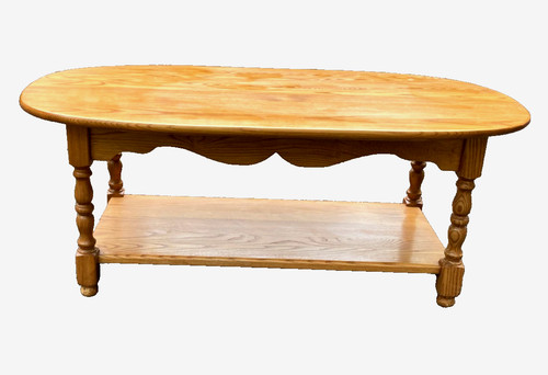 Vintage oak wood - oak, oval