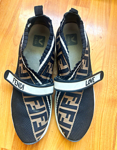 Fendi love slip trainers - love, slip-on
