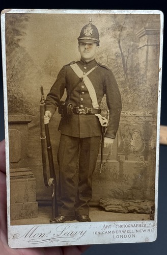 Cabinet card volunteer rifles - volunteer,