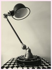 JIELDE FRENCH ARICULATED INDUSTRIAL LAMP..  ART PIECE.