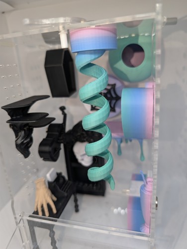 Printed wednesday and enid - 3d,