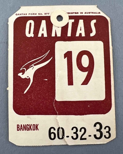 Qantas bangkok vintage airline - bangkok,