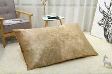 Filled X Large Rectangle Crushed Velvet Floor Seat Soft Cushion Dog Cat Pet Bed
