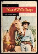 Trade Card, A&BC Chewing Gum, WESTERN SERIES, 1959, Tales of Wells Fargo, #44