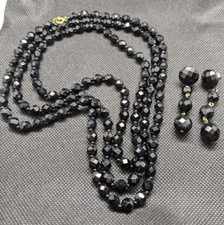 Vintage necklace of  black