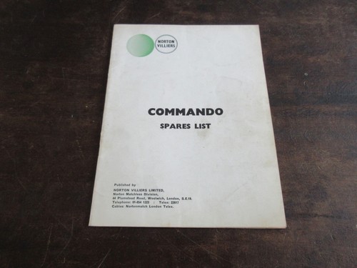 Norton commando spares parts - commando,