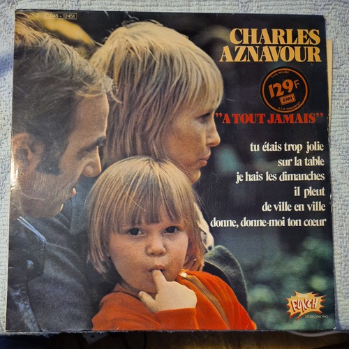 Charles aznavour a tout - lp,