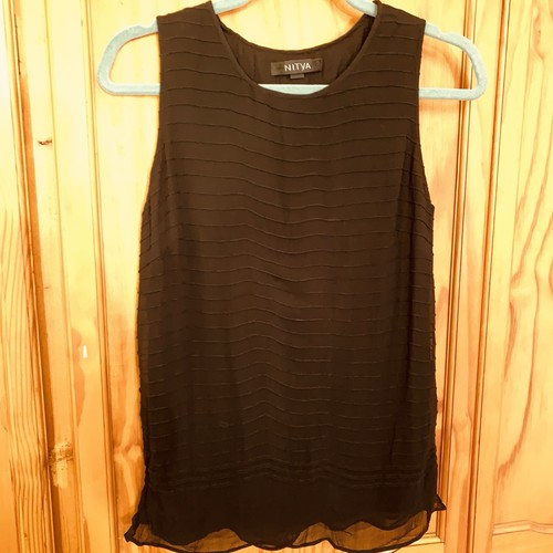 Nitya black sleeveless - nitya, double