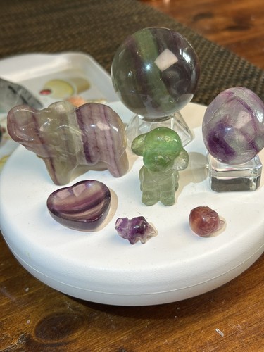 Flourite crystal bundle - crystal,