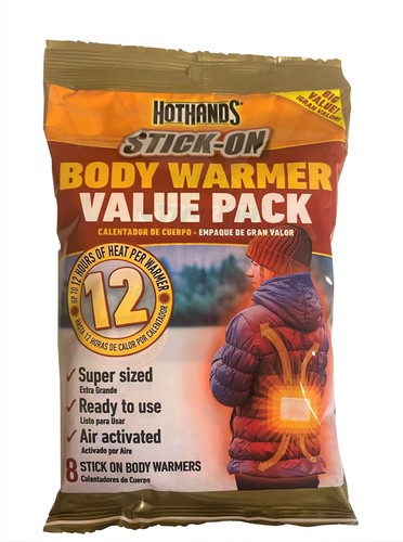 Hothands adhesive body warmer - adhesive,