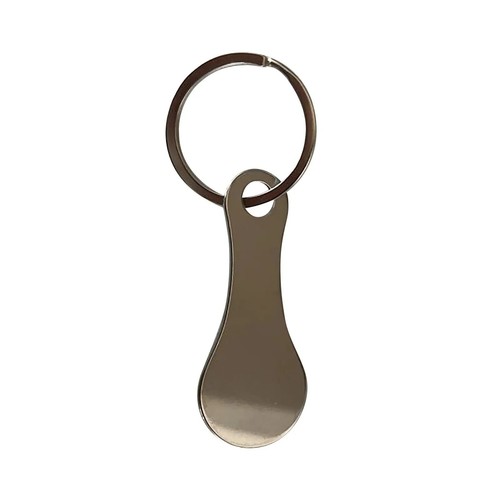 Trolley coin keyring reusable - trolley,