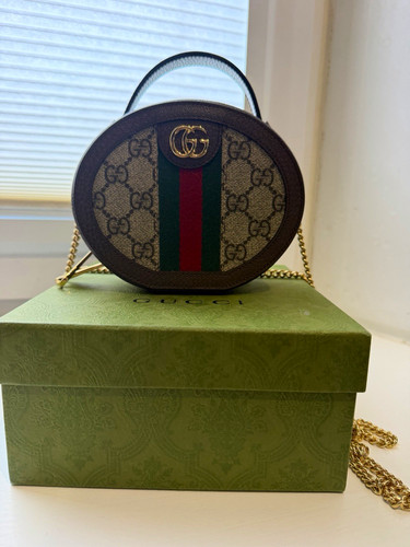 Gucci canvas ophidia oval - gg,