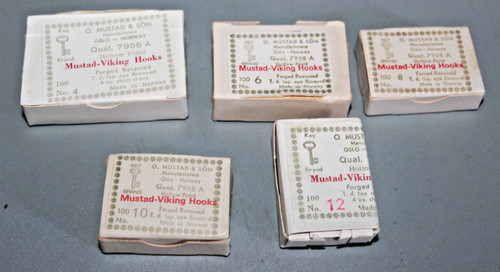 Boxes mustad viking hooks - 5,
