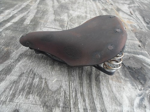 Vintage brown leather brooks - vintage,