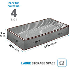 Under Bed Storage Bins -Pack