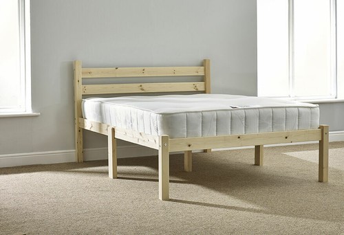 4ft small double solid pine - solid,
