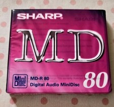 Sharp blank minidiscs 80