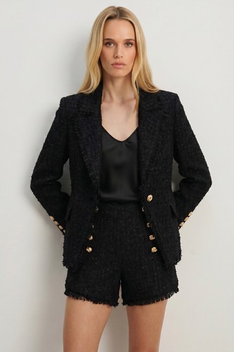 Giselle single breasted tweed - giselle,